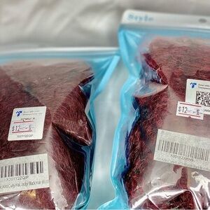 Synthetic Afro Bun Dark Burgundy